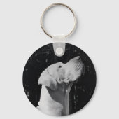 Porte-clés Cadeau de chien artistique - Cœur de Do (Verso)