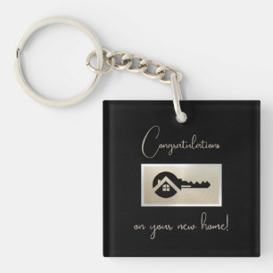 Porte-clés Cadeau de Clôture de Champagne à Paillettes Clé No