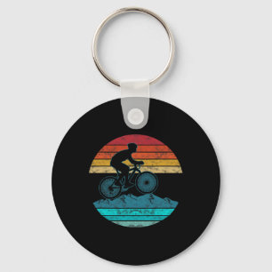 Porte-clés Cadeau de cyclisme pour vététistes de style rétro