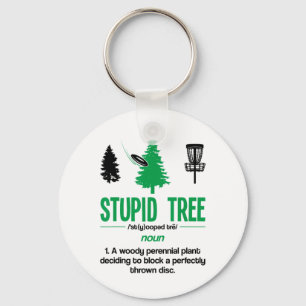 Porte-clés Cadeau de dictionnaire de nom d'arbre stupide de g