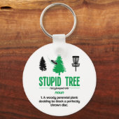 Porte-clés Cadeau de dictionnaire de nom d'arbre stupide de g (Recto)