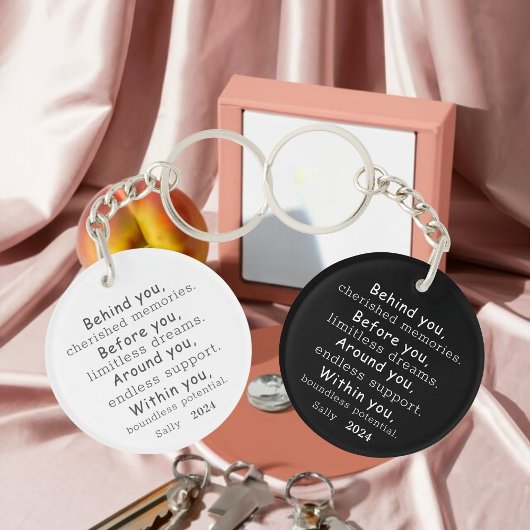 Porte-clés Cadeau de diplôme