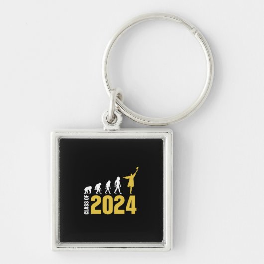 Porte-clés Cadeau de diplôme | Classe De 2024 (Devant)