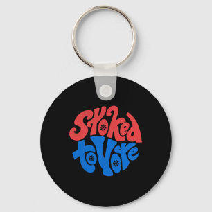 Porte-clés Cadeau De Fierté Stoked À Voter Élection 2020 Vint