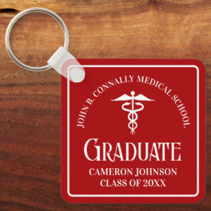 Porte-clés Cadeau de fin d'études personnalisé de l'école de 