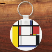 Porte-clés Cadeau de flacons - Piet Mondrian (Recto)