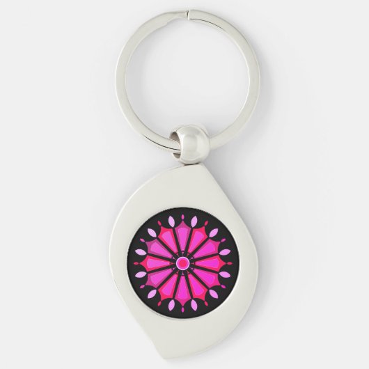 Porte-clés cadeau de fleurs (Devant)