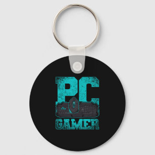 Porte-clés Cadeau de joueur de jeux informatiques de sport de