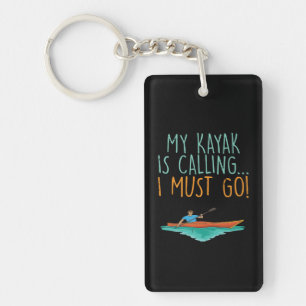 Porte-clés Cadeau de kayak en kayak