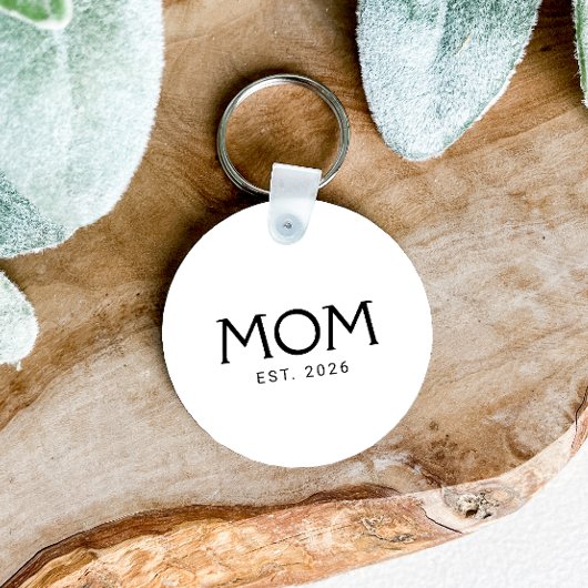 Porte-clés Cadeau de l'année de création de Maman