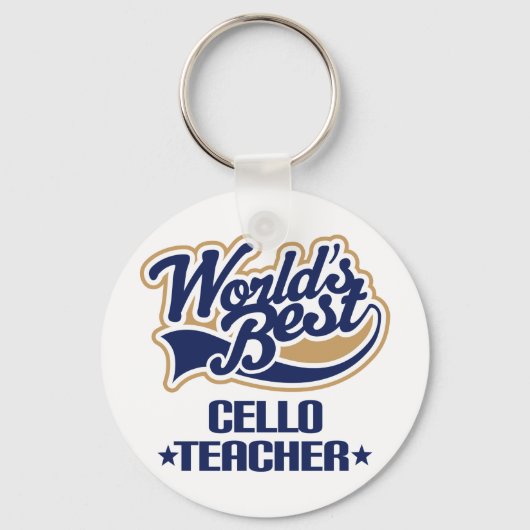 Porte-clés Cadeau de l'enseignant Cello (Recto)