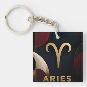 Porte-clés Cadeau de luxe du zodiaque Bélier Astrologie céles