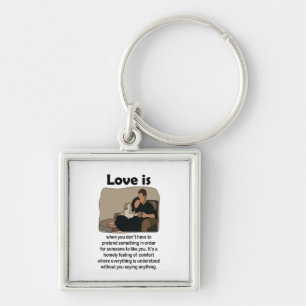 Porte-clés Cadeau de mariage Citation d'amour romantique