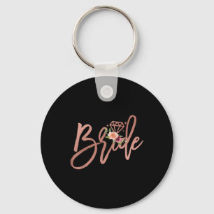 Porte-clés Cadeau de mariage floral de jeune mariée enterreme