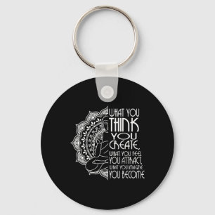 Porte-clés Cadeau de méditation bouddhiste spirituel de loi d