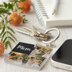 Porte-clés Cadeau de mémoire photo établi par maman pour elle