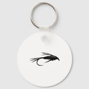 Porte-clés Cadeau de mouche de pêche à la mouche émergente de