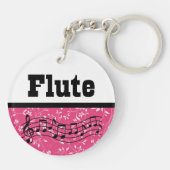 Porte-clés Cadeau de musique de cannelure (Dos)