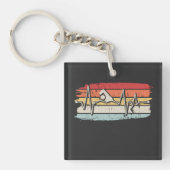 Porte-clés Cadeau de natation (Devant)