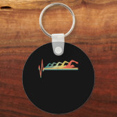 Porte-clés Cadeau de natation Heartbeat Premium (Recto)