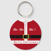 Porte-clés cadeau de Noël du Père Noël (Recto)