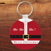 Porte-clés cadeau de Noël du Père Noël (Recto)