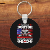 Porte-clés Cadeau de Noël | Mon Médecin Favori M'Appelle Papa (Recto)