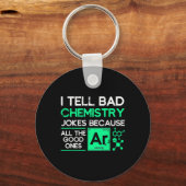 Porte-clés Cadeau de professeur de chimie drôle Science Chimi (Recto)
