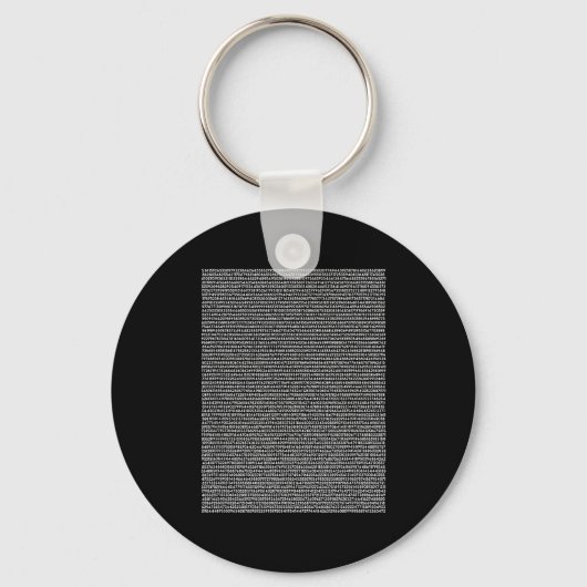 Porte-clés Cadeau de professeur de maths T-shirt Pi 5000 chif (Recto)