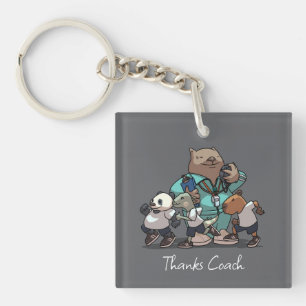 Porte-clés Cadeau de remerciement pour l'entraîneur de wombat