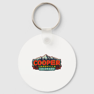 Porte-clés Cadeau de ski Cooper Leadville Colorado souvenir d