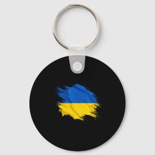 Porte-clés Cadeau de souvenir d'Ukraine Drapeau du pays ukrai