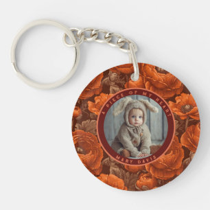 Porte-clés Cadeau de souvenir exotique Ranunculus personnalis