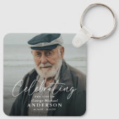 Porte-clés Cadeau de sympathie funéraire de photo personnalis (Dos)