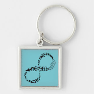 Porte-clés Cadeau de voyageur du monde de symbole d'infini