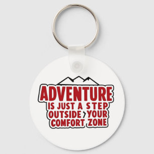 Porte-clés cadeau d'explorateur motivationnel aventure mental