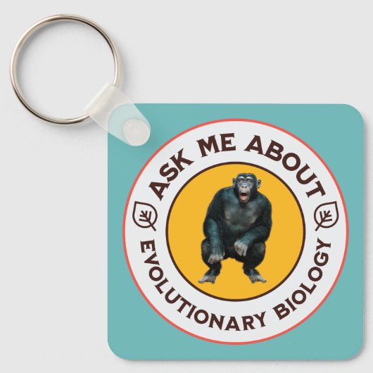 Porte-clés Cadeau d'humour de nerd sur l'évolution drôle de b (Recto)