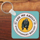Porte-clés Cadeau d'humour de nerd sur l'évolution drôle de b (Recto)