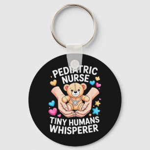 Porte-clés Cadeau d'infirmière pédiatrique Chuchoteuse de pet