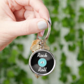 Porte-clés Cadeau Disque Rock n Roll (main)