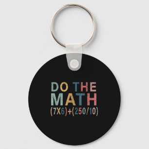 Porte-clés Cadeau drôle de mème de maths pour enseignant, hom