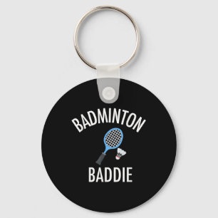 Porte-clés Cadeau drôle de sport de lycée de méchant badminto