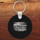 Porte-clés Cadeau du joueur de badminton (Recto)