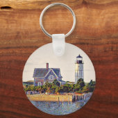 Porte-clés Cadeau du phare de Cape Cod (Recto)