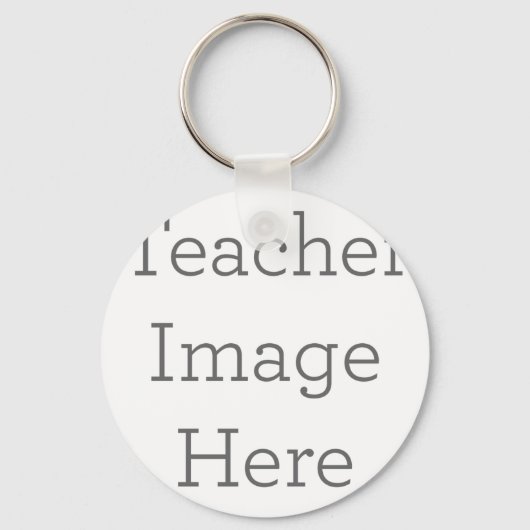 Porte-clés Cadeau du Porte - clé d'image de l'enseignant uniq (Recto)