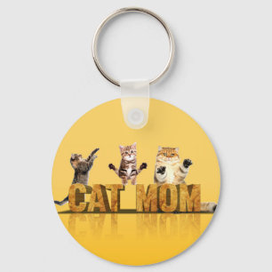 Porte-clés cadeau du propriétaire de chats cadeaux de maman