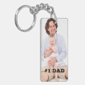 Porte-clés Cadeau fait sur commande bilatéral de père de papa (Devant gauche)