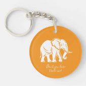 Porte-clés Cadeau Farceur Eléphant Blanc (Devant)