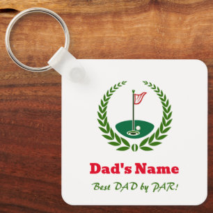 Porte-clés Cadeau Fête des Pères Papa Golf