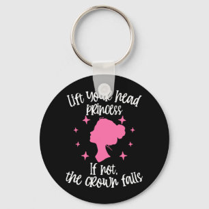 Porte-clés Cadeau Fille Attitude Positive Princesse Motivatio